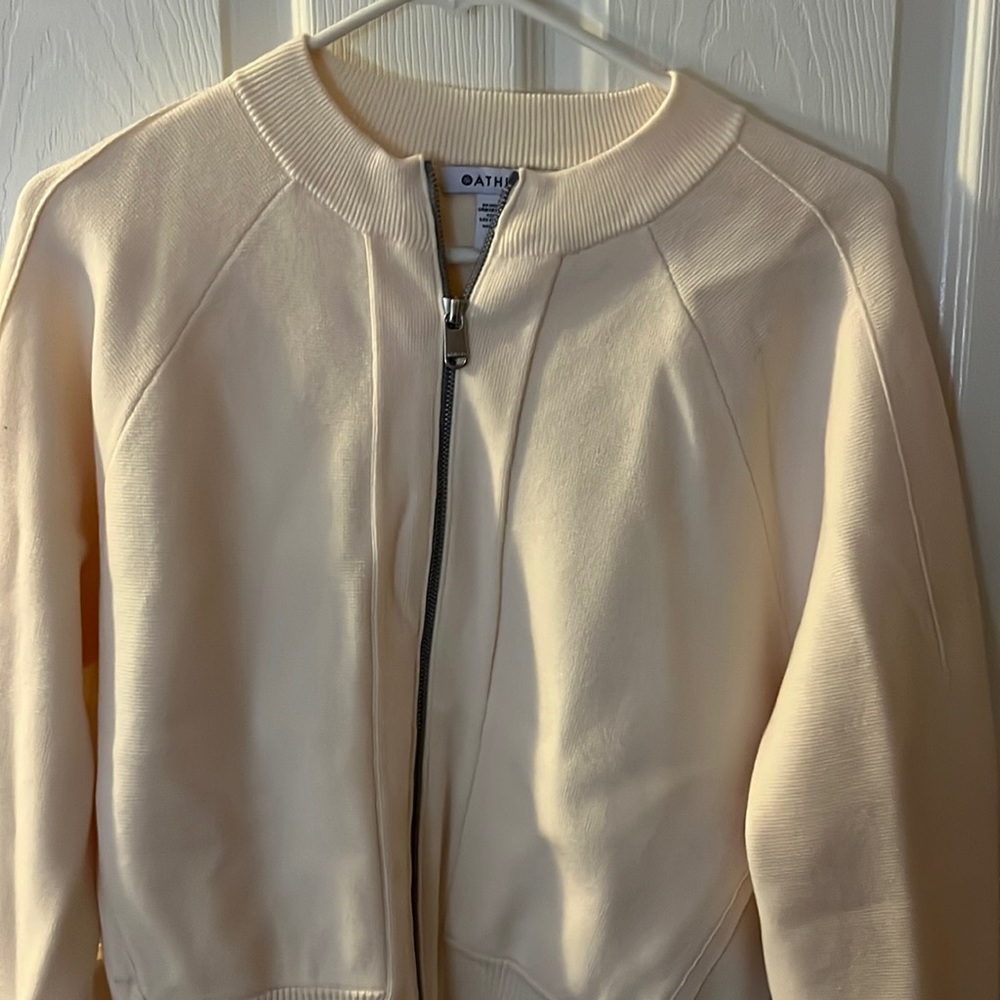 New with tags, Athleta Sequoia Sweater in ivory